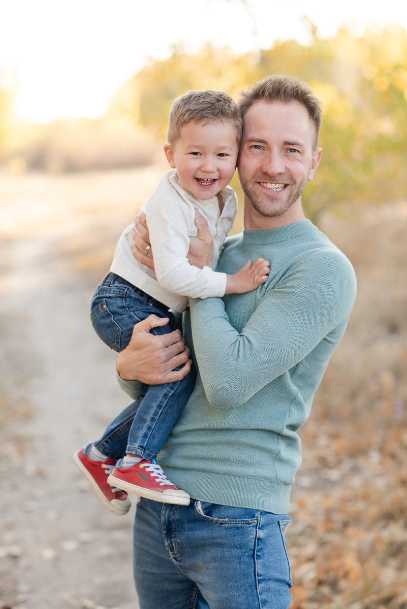 Parker, Colorado Fall Color Family Pictures